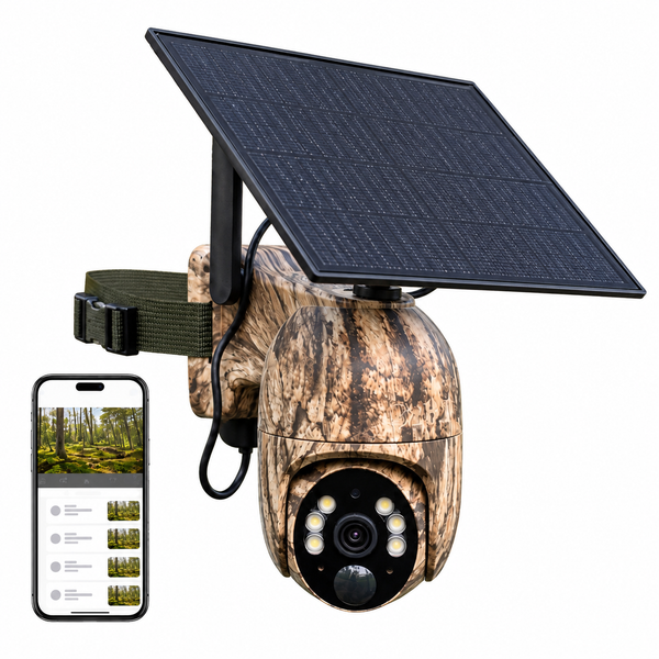 4G Panorama Trail Camera LIVE, App and Solar Panel