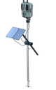 Mounting stand for trail camera and solar panel