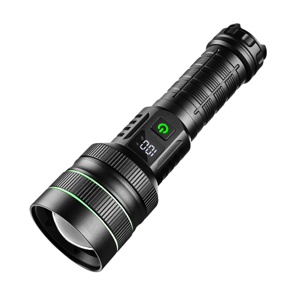 Extremely powerful 10,000 lumen flashlight